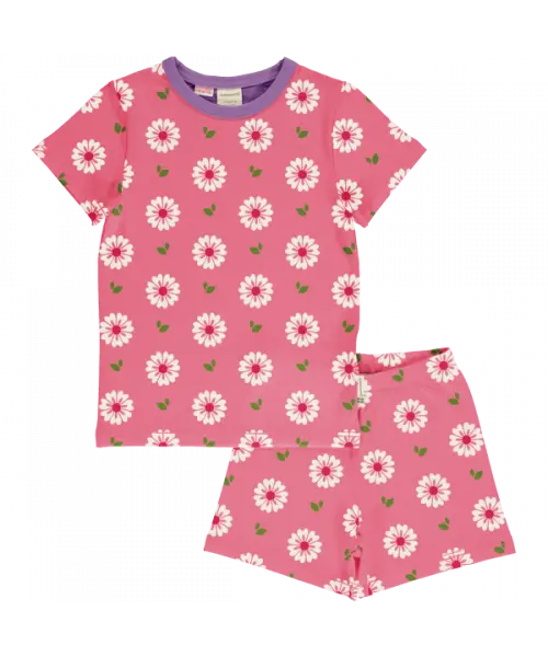 Pyjama Set SS Flowers - Maxomorra