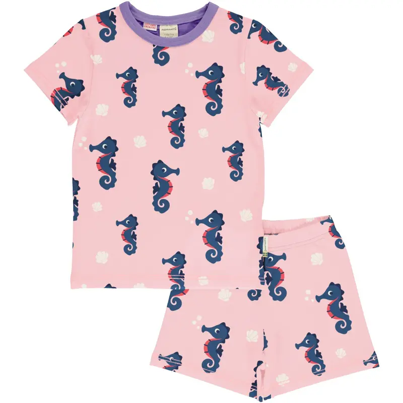 Pyjama Set SS Seahorse - Maxomorra