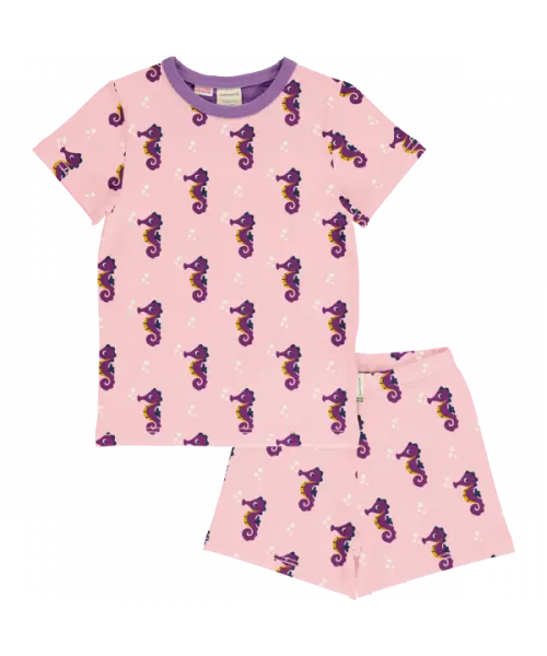 Pyjama Set SS Seahorse - Maxomorra