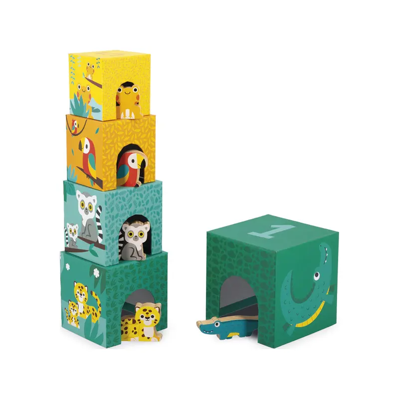 Pyramide 5 cubes Tropik