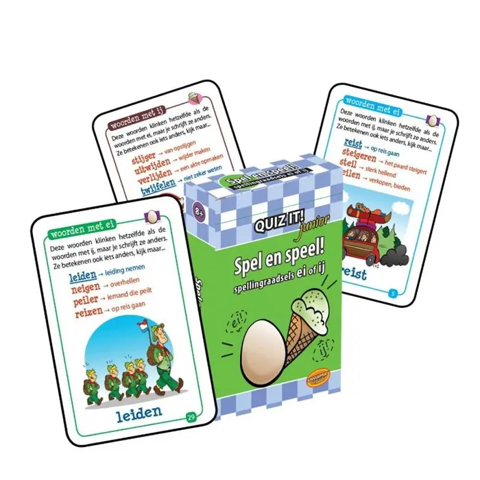 Quiz It junior - Spel en Speel - Kaartspel