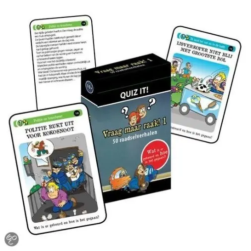 Quiz it! junior Vraag maar raak! - Kaartspel