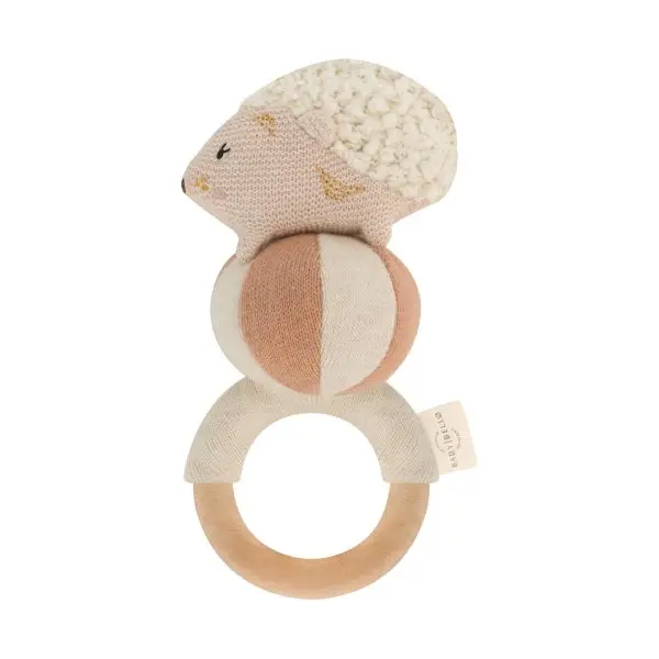 Rammelaar egeltje - Henny de Egel - Rosy - Biologisch katoen - Baby Bello