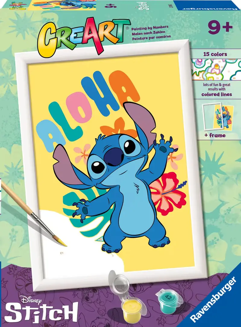 Ravensburger Aloha Disney Stitch CreArt - Schilderen Op Nummer
