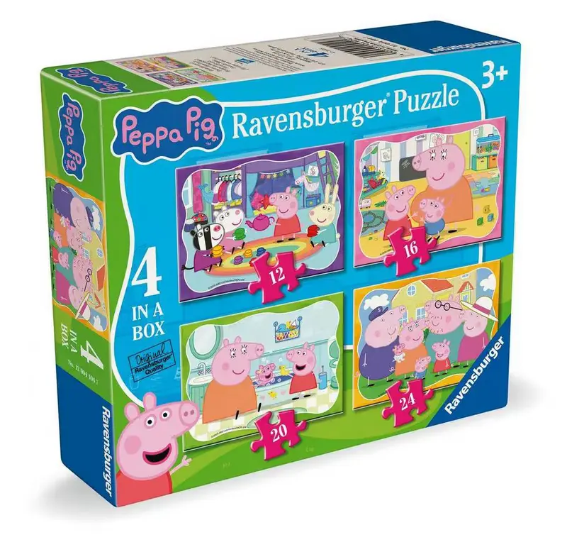 Ravensburger Peppa Pig puzzel 4-in-1