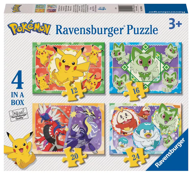 Ravensburger Pokémon puzzel 4-in-1