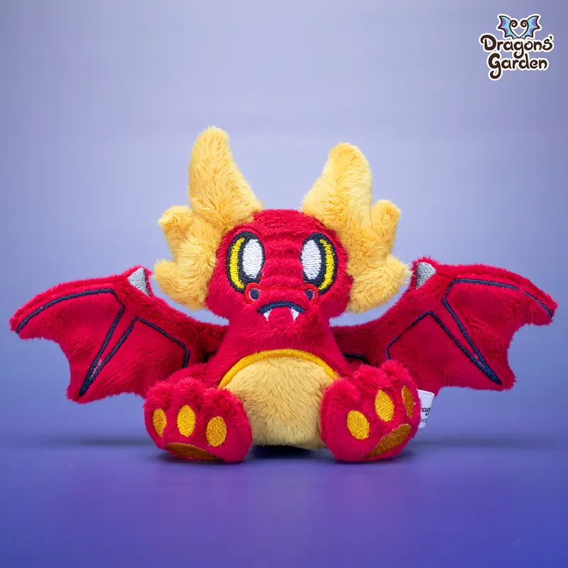 Red Wyvern Plushie Blob