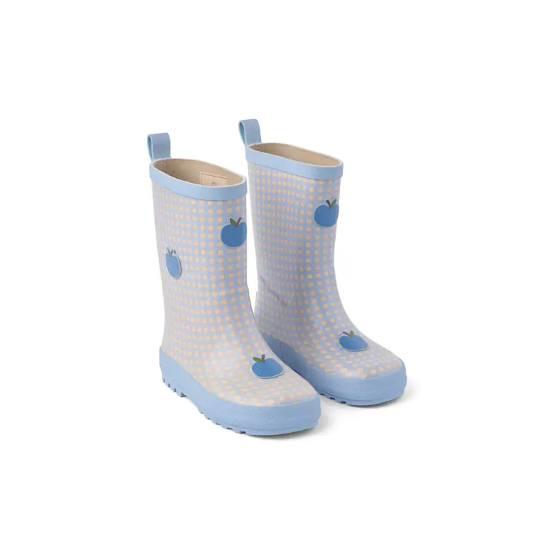 Regenlaarzen Misty – Apple Gingham – Rubber – Flöss