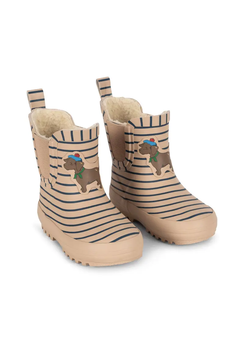 Regenlaarzen Roi - Stripe La Mer - Rubber - Konges Sløjd