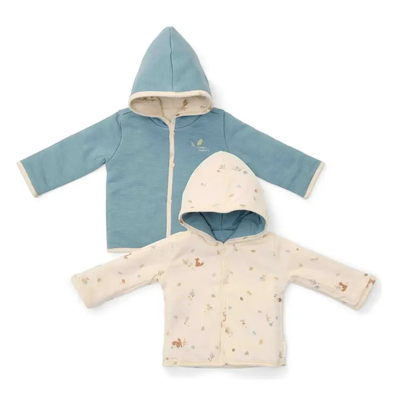 Reversible Jasje Stone Blue/Forest Nature