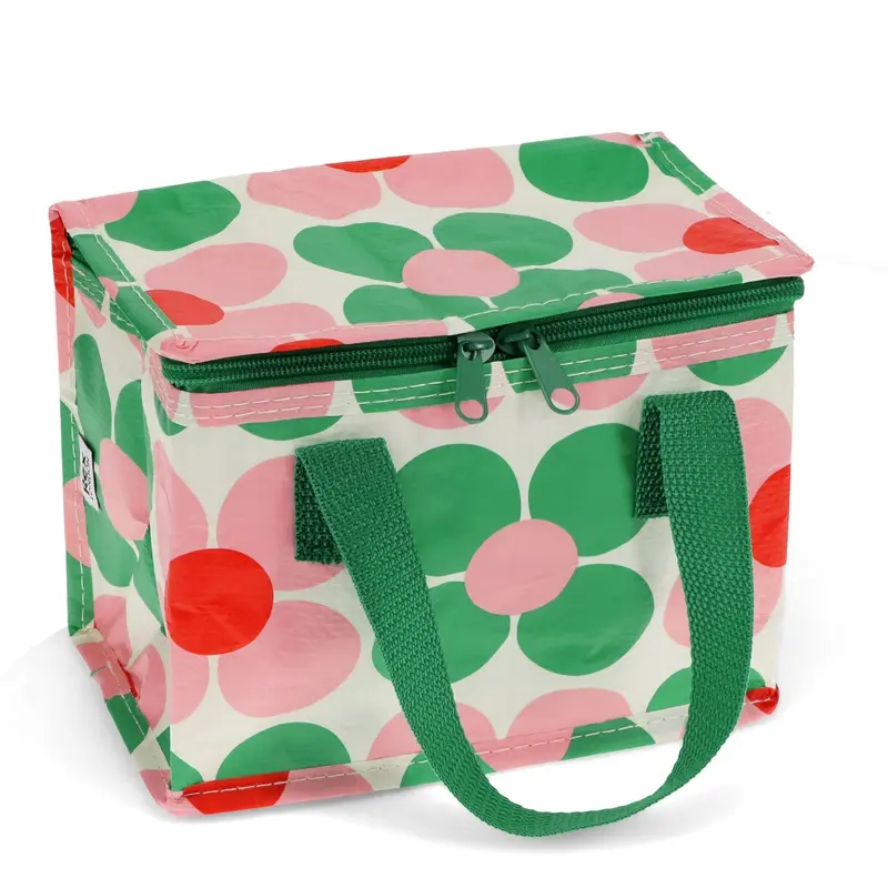 Rex London koeltasje - Pink and Green Daisy