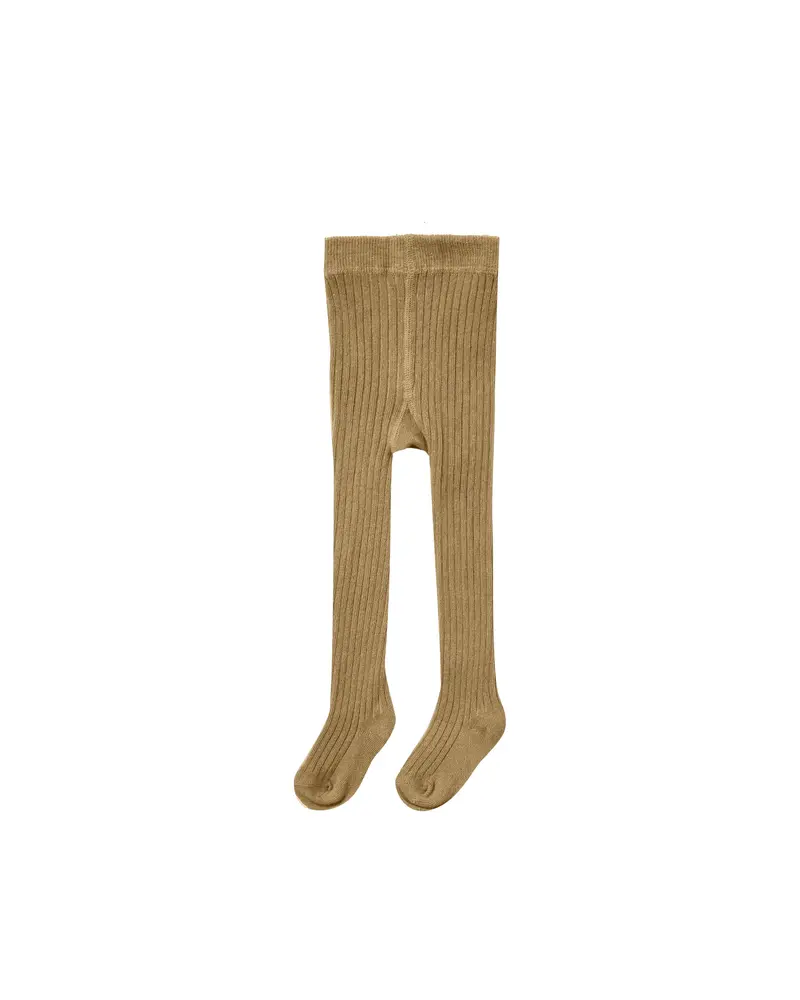 Rib tights goldenrod Rylee & Cru