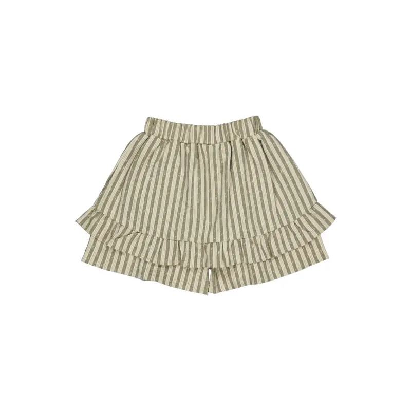 Rokje Billie - Skort - Katoen - Gestreept/groen - Levv Labels