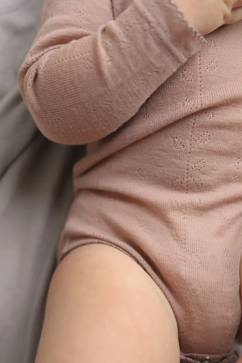 Romper Pointelle - 100% merinowol - Benedikte - MarMar Copenhagen