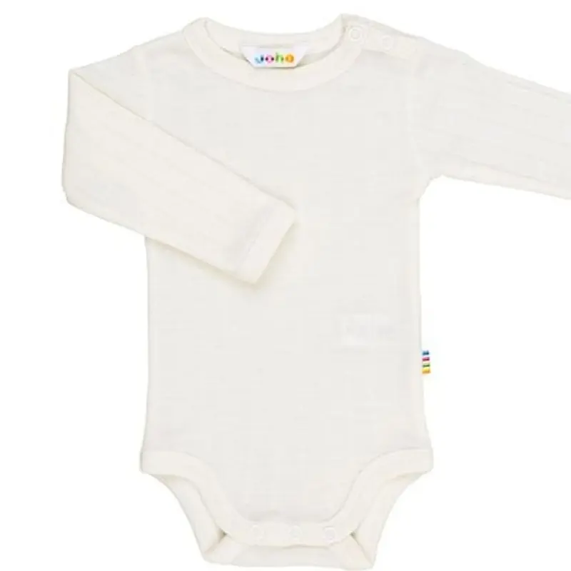 Romper wol/zijde long sleeves