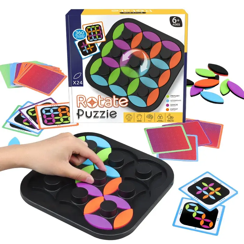 Rotating Logic - Utfordrende puslespill - Tangram brettspill
