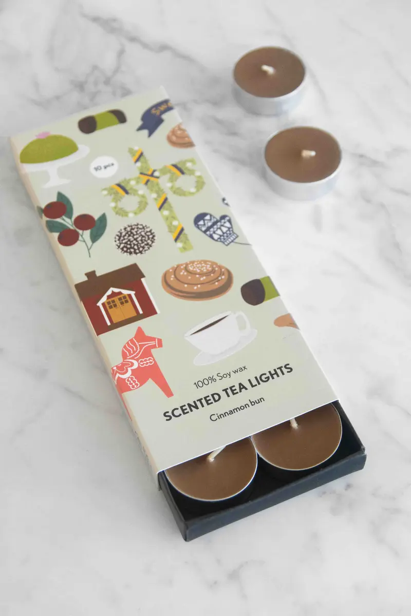 Scented Tealights Like A Swede 10-pcs – Pluto produkter