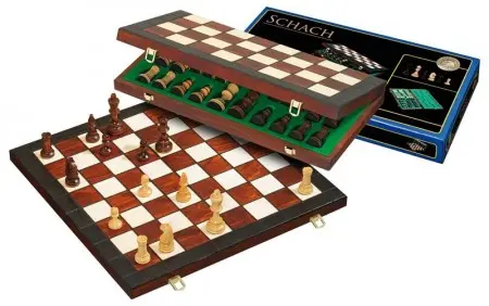 Schaak Kassette Fischer 40 mm, Koningshoogte 78 mm