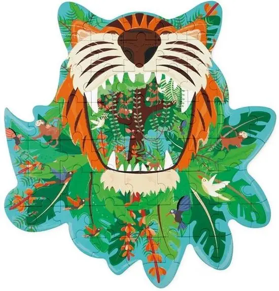 Scratch Contour puzzel Tijger 59 stukjes