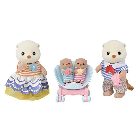 Sea Otter Familie