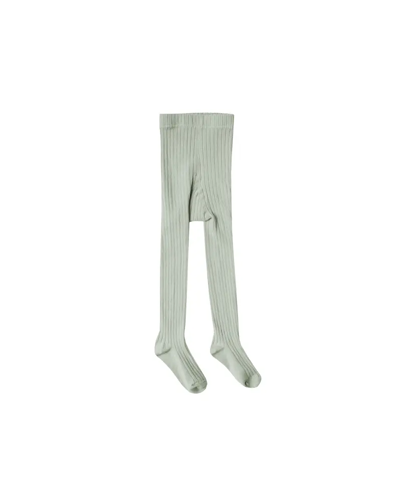 Seafoam ribbed tights Rylee & Cru