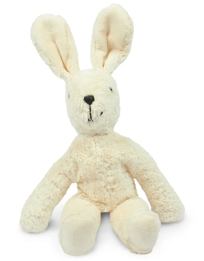Senger Naturwelt knuffel floppy konijn wit 0 mnd+