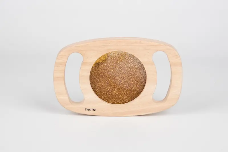 Sensorische Glitter paneel Goud
