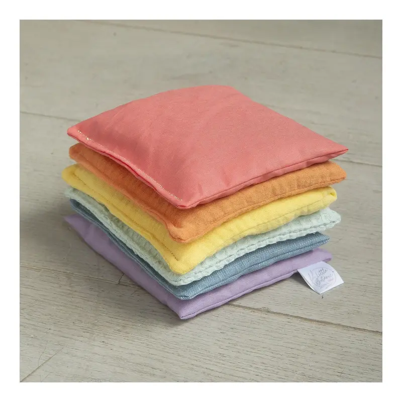 Sensorische Pittenzakjes Pastel - 6 stuks