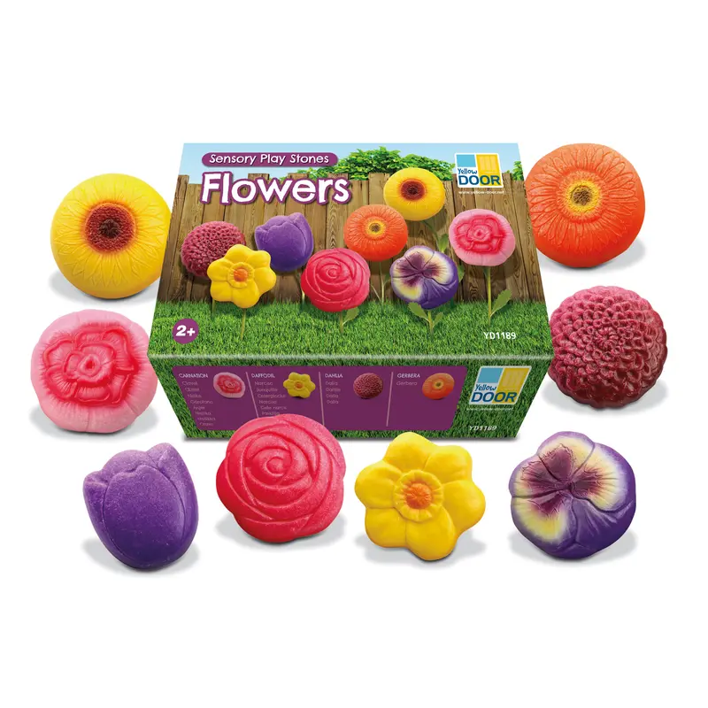 Sensory Play Stones Bloemen | Yellow Door