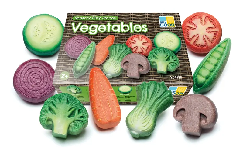 Sensory Play Stones Groenten | Yellow Door