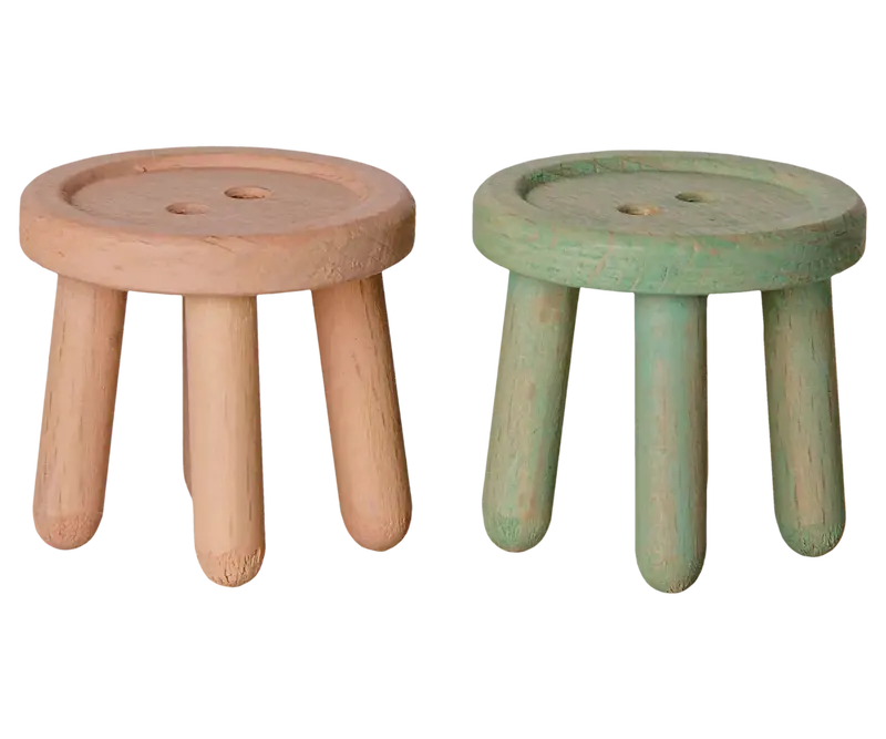 set krukjes Roze en mint