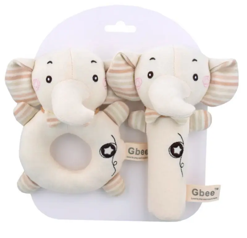 Set van 2 Dieren Rammelaars (3 stijlen)