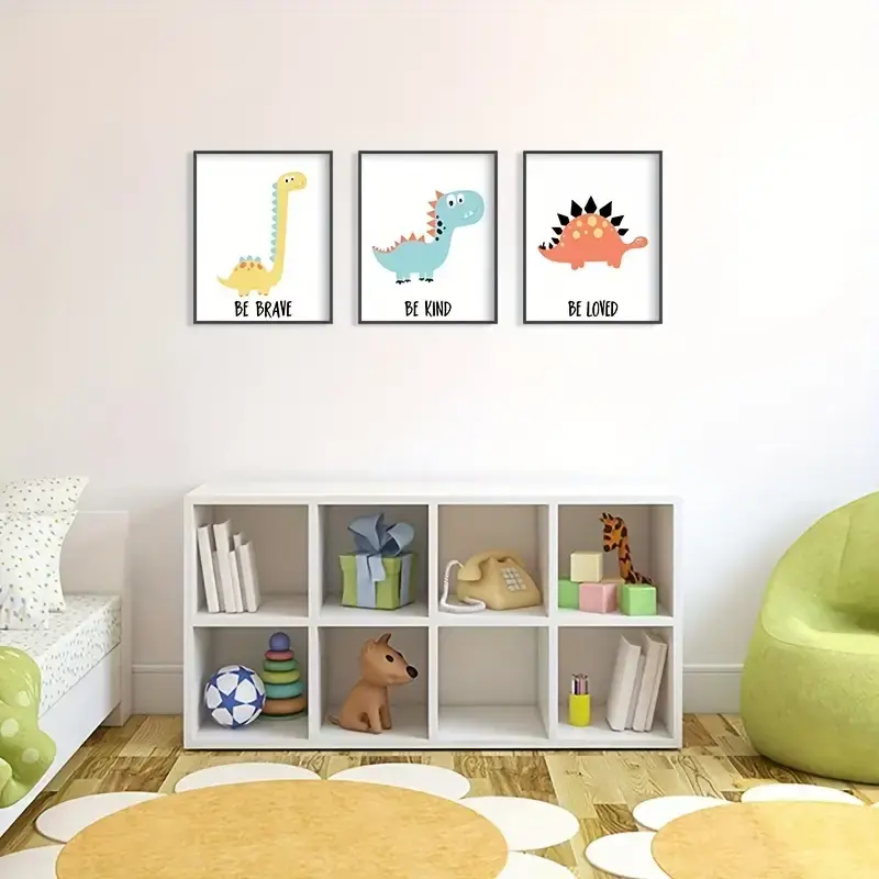 Set van 3 Dino Posters