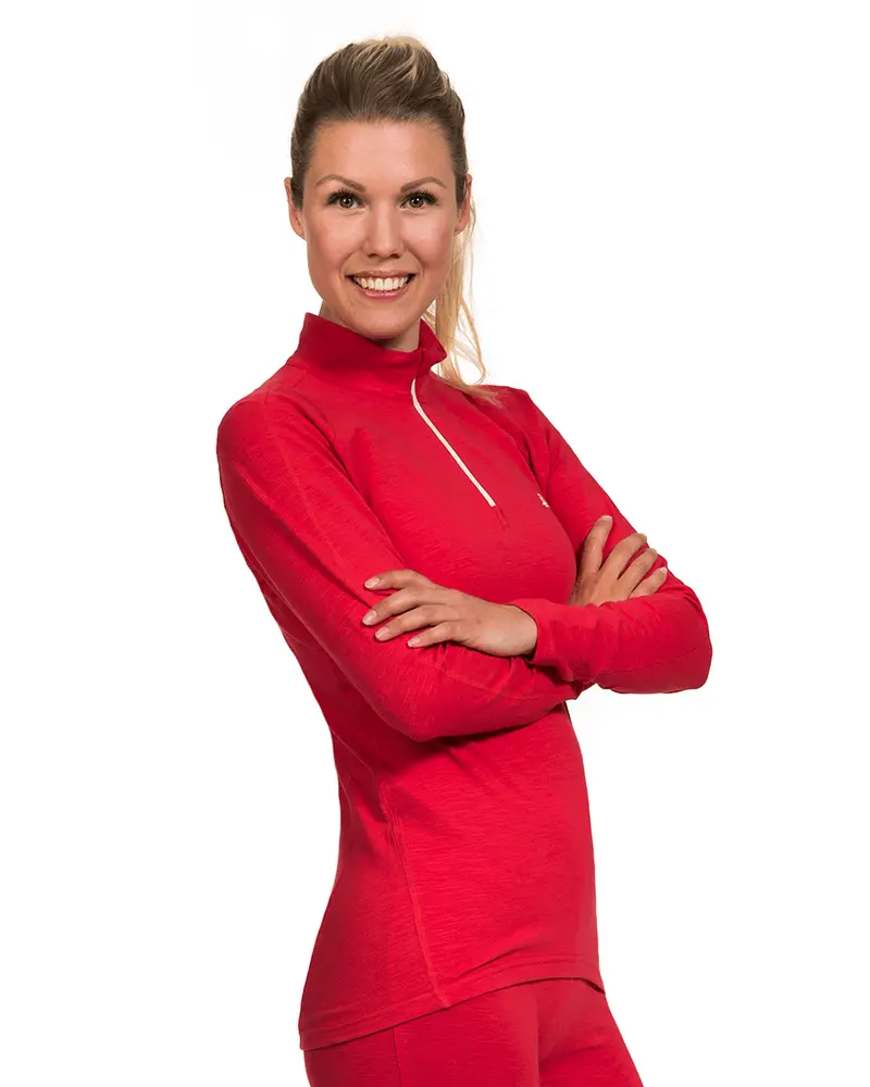 Shakti sweater Red – B-Light Organic Clothing