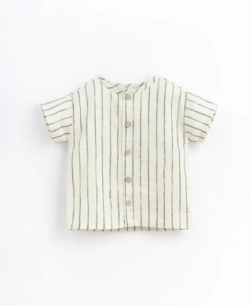 Shirt in Blend of Natural Fibers