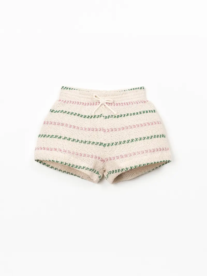 Short met streepjes - Gerecycled katoen - Playup