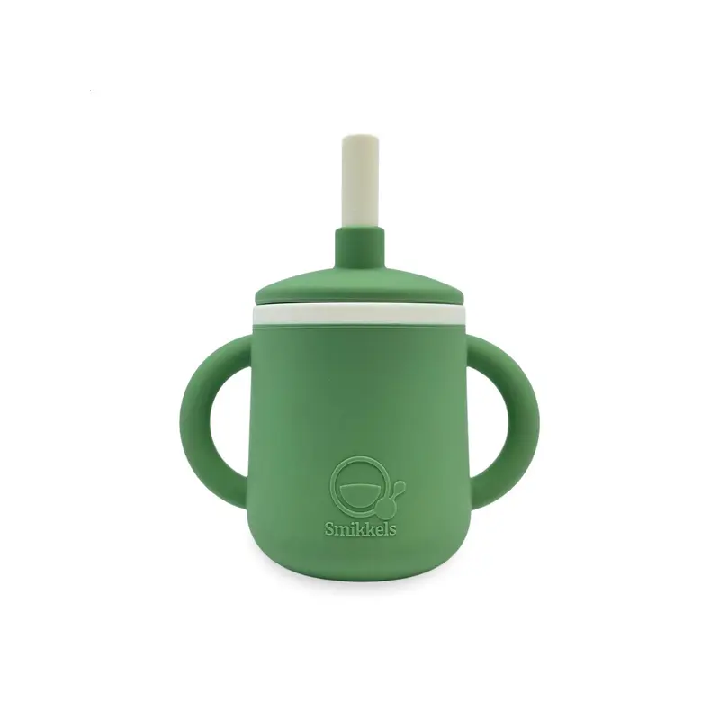 Silicone children's cup with handles
