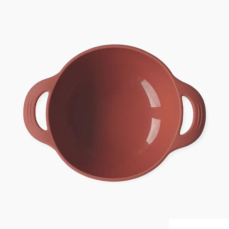 Siliconen Kom met Zuignap 'Puck' - Blushing Cherry