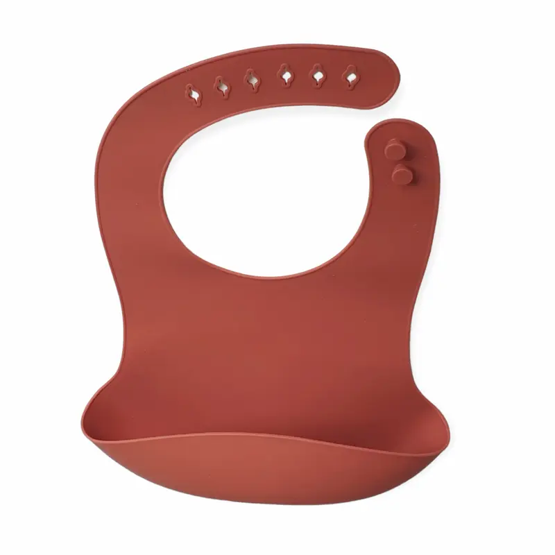 Siliconen Slabber 'Puck' - Blushing Cherry