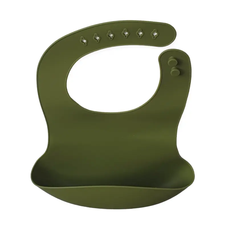 Siliconen Slabber 'Puck' - Dragon Green