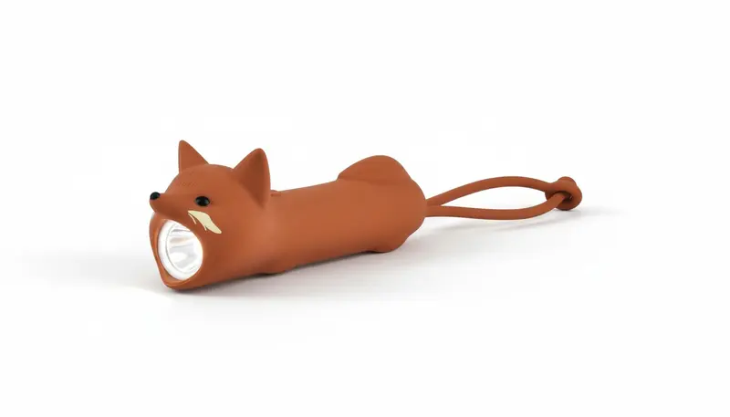 Siliconen Zaklamp Vosje | Little L