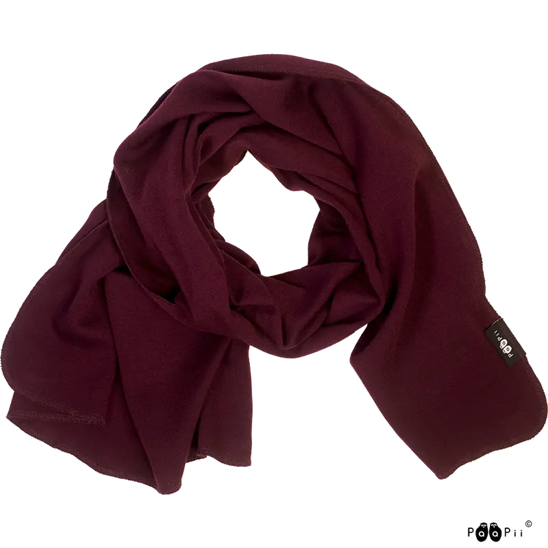 Sjaal / Scarf 100% Merinowol Beetroot – Paapii Design