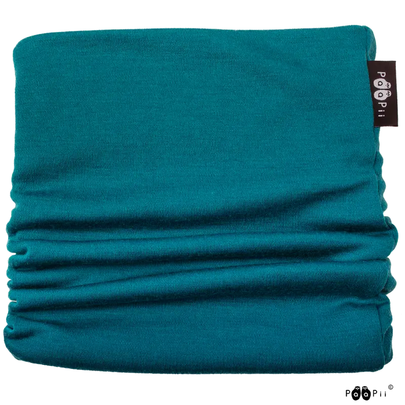 Sjaal / Tube Scarf 100% Merinowol Petrol – Paapii Design