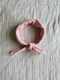 Sjaaltje Eddie - Biologisch katoen - Tiny Check Pink - Lalaby
