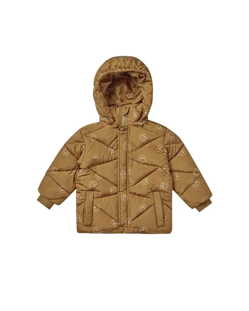 Ski puffer jacket smiley Rylee & Cru
