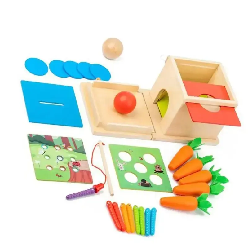 Smart Carrots –  Colors & Shapes - Wooden Sorting Toys