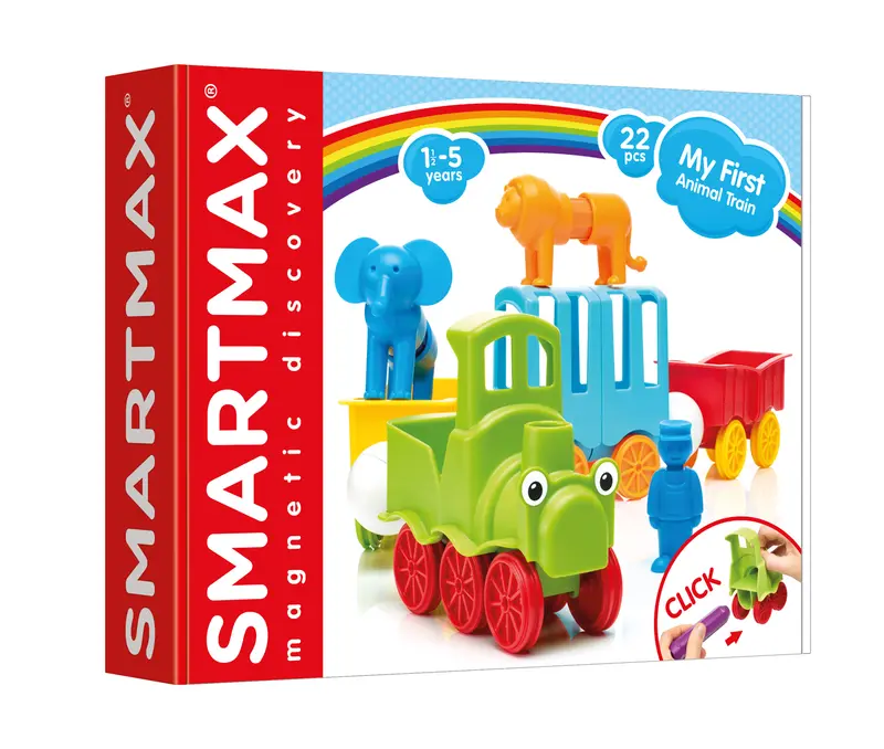 SmartMax My First Animal Train - Dieren Trein - 22 Magnetische Stukken