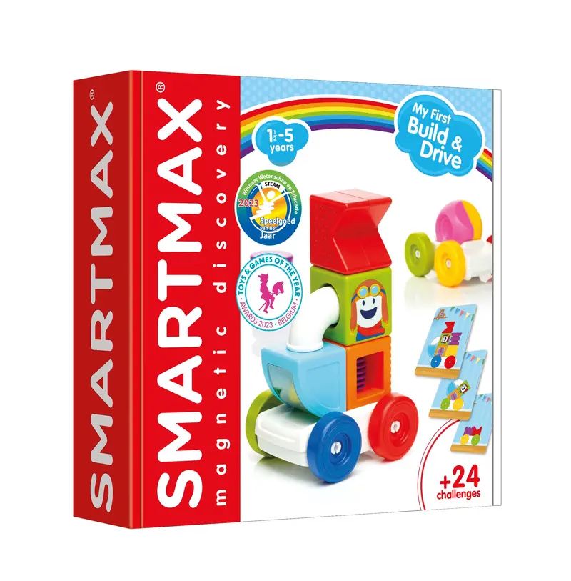 SmartMax My First Build & Drive - auto's - Magnetisch Puzzelspel