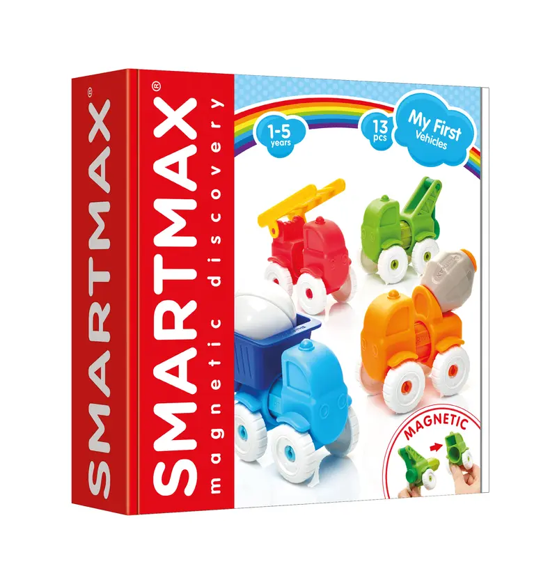 SmartMax My First Vehicles - voertuigen & auto's - Magnetisch Puzzelspel
