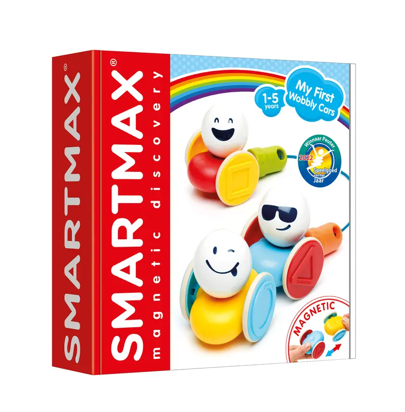 SmartMax My First Wobbly Cars - auto's - Magnetisch Puzzelspel